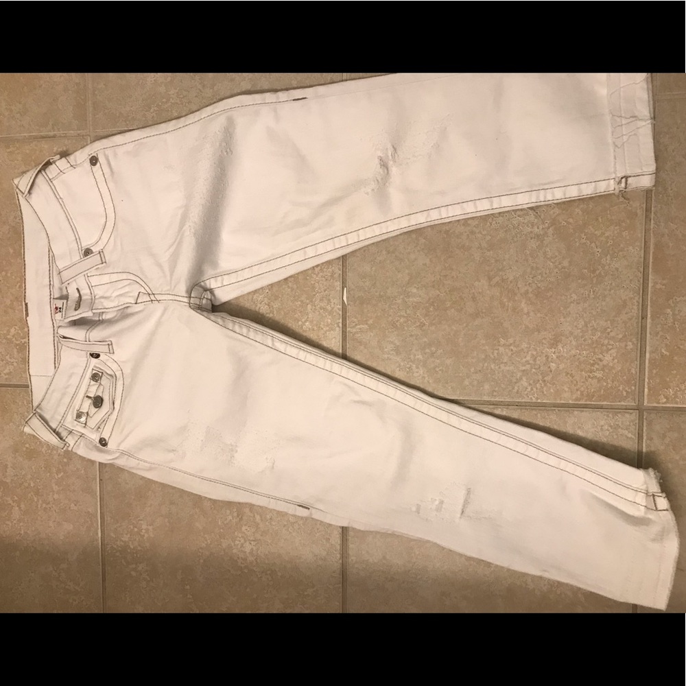True Religion cropped denim jeans